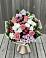 Букет цветов из: Альстромерии, Гвоздики, Розы и Хризантемы в Новоуткинске