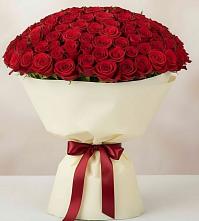 Букет 101 Красная роза Милано #REPLACE_PRED# Новоуткинске