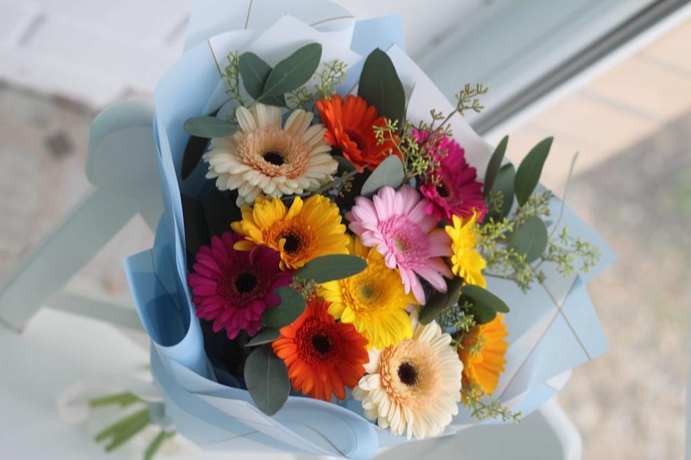 Букет цветов из: Герберы в Новоуткинске