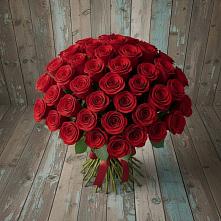 Букет 55 Красных роз Фридом #REPLACE_PRED# Новоуткинске