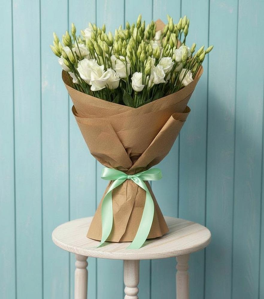 Букет цветов из: Лизиантусы в Новоуткинске