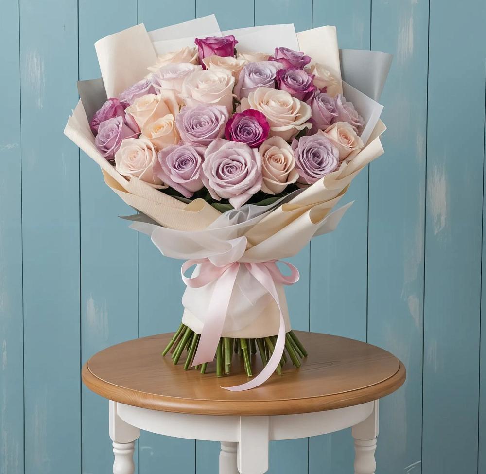 Букет цветов из: Розы в Новоуткинске