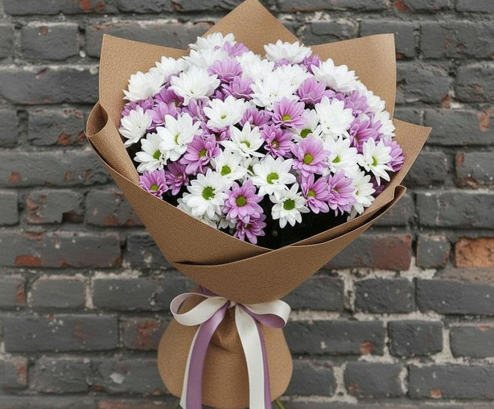 Букет цветов из: Хризантемы в Новоуткинске