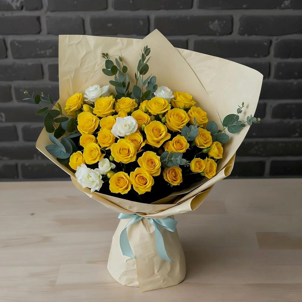 Букет цветов из: Розы в Новоуткинске