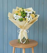 Букет цветов из:  Хризантемы и Розы #REPLACE_PRED# Новоуткинске