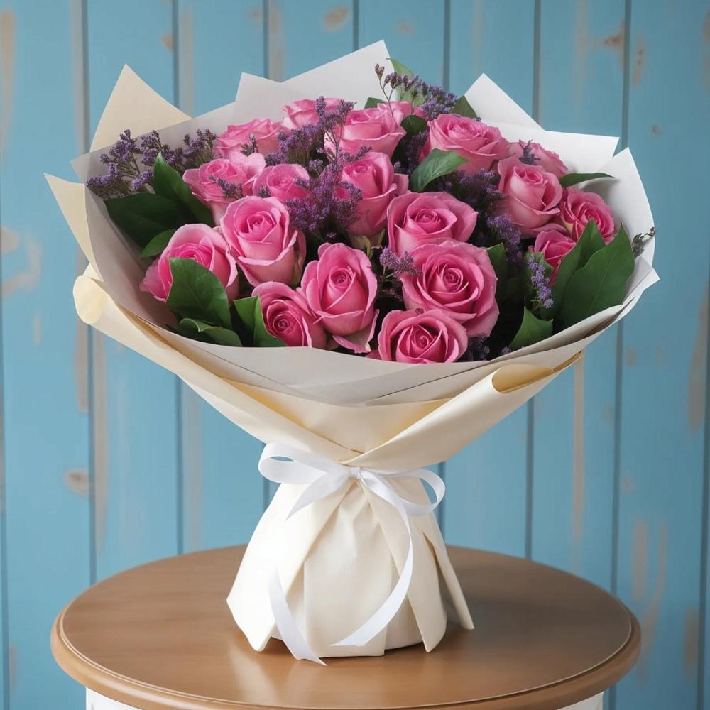 Букет цветов из: Розы в Новоуткинске